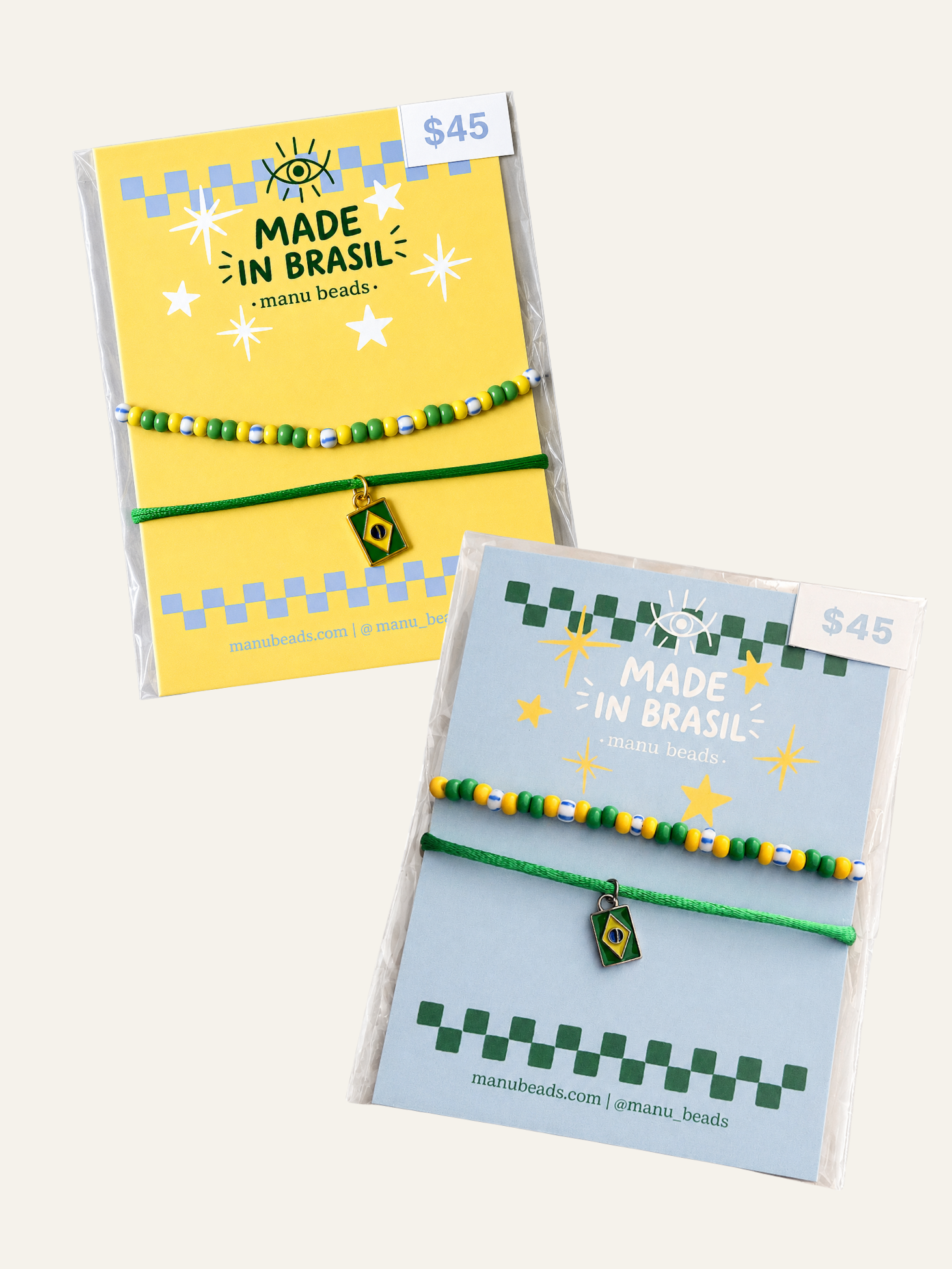 kit pulseira miçanga e cetim brasil