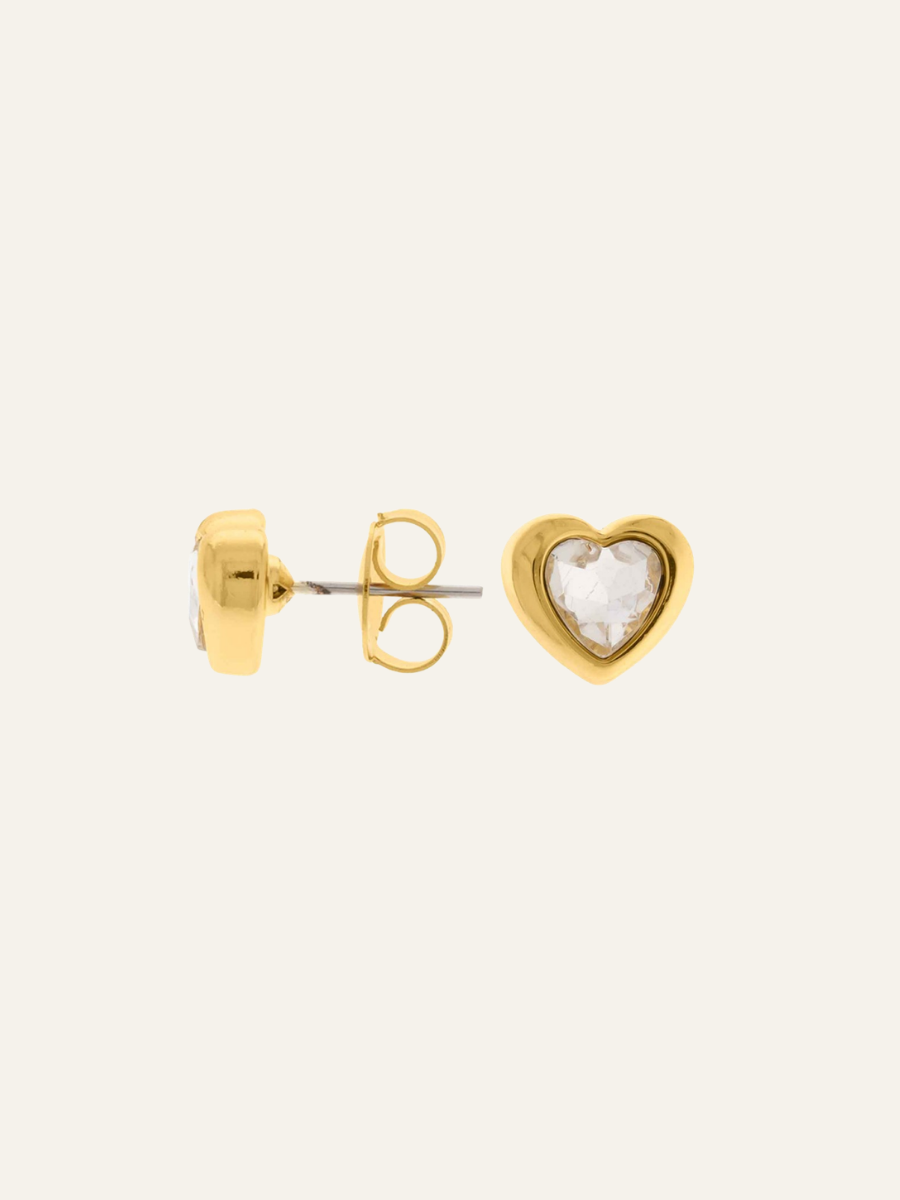 brinco crystal heart